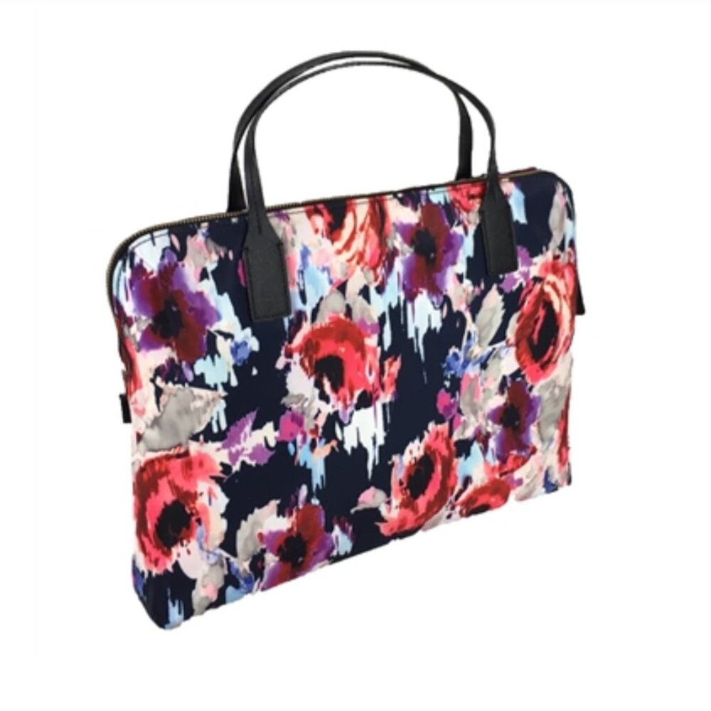 Kate Spade Blake Avenue Deveney Laptop Bag, Hazy Floral.Multicolor - Picture 2 of 9